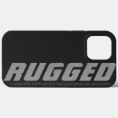RUGED Hoesje-Mate iPhone CASE (Achterkant (horizontaal))