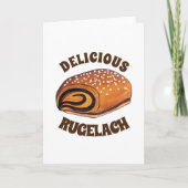 Rugelach Joodse Poolse crescent Roll Pastry Bakery Kaart (Voorkant)