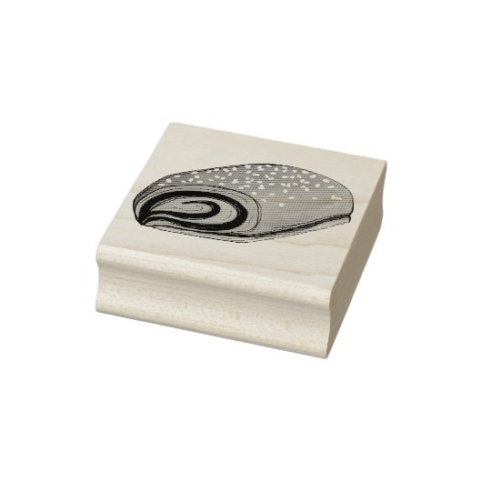 Rugelach Joodse Poolse crescent Roll Pastry Bakery Rubberstempel (Stempel)