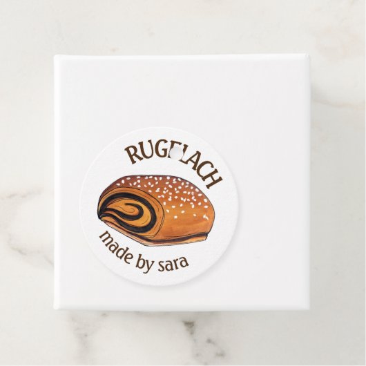Rugelach Pastry Bakery Homemade van Blek Bedankjes Labels (In situ)
