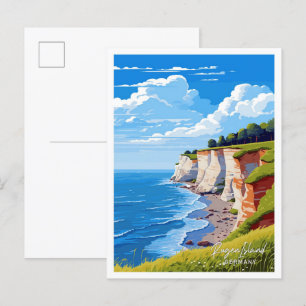 Rugen Island Duitsland Reizen  Illustratie Briefkaart
