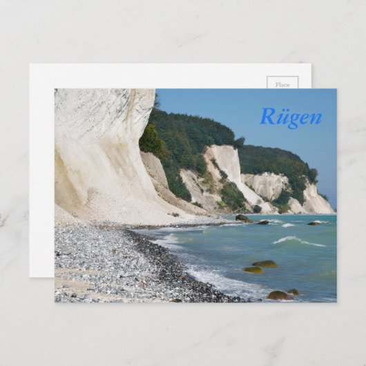 Rugen kust briefkaart (Voorkant / Achterkant)