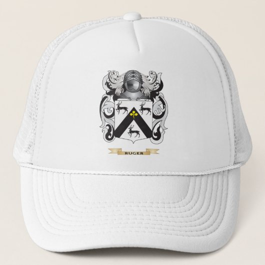 Ruger Coat of Arms (familiekust) Trucker Pet (Voorkant)