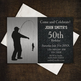 Rugged Adult Vist Birthday Uitnodiging