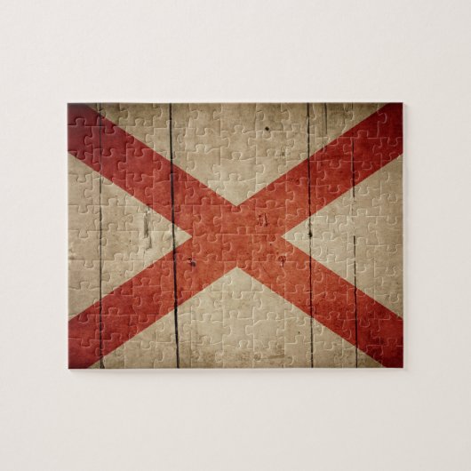 Rugged Alabama Flag Legpuzzel (Horizontaal)