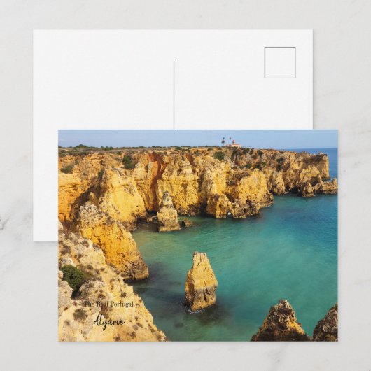 Rugged Algarve, Portugal Briefkaart (Voorkant / Achterkant)