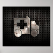 Rugged Ambulance Poster (Voorkant)