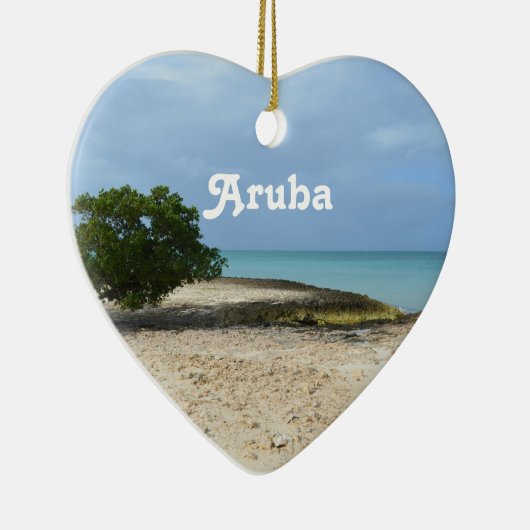 Rugged Aruba Keramisch Ornament (Rechts)