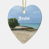 Rugged Aruba Keramisch Ornament (Links)