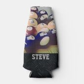 Rugged Billiards Name Beer Cooler (Voorkant)