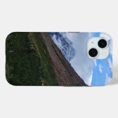 Rugged Blue Mountain Uitzicht iPhone Case (Achterkant (horizontaal))
