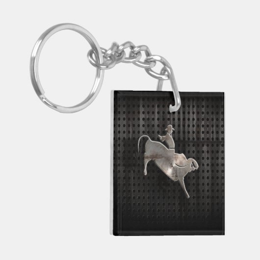 Rugged Bull Rider Sleutelhanger (Voorkant Links)