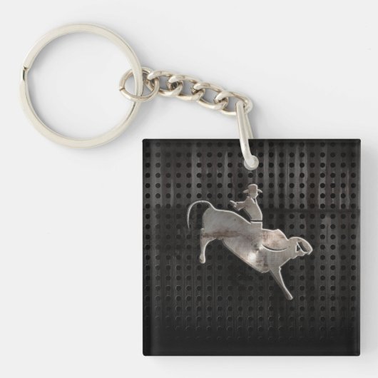 Rugged Bull Rider Sleutelhanger (Voorkant)