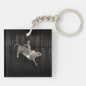 Rugged Bull Rider Sleutelhanger (Achterkant)