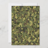 Rugged Camo Truck Driver Camo Cool Verjaardag Kaart (Achterkant)