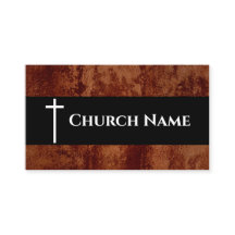 Rugged Church Naam faux Leather Church