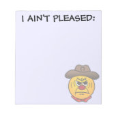 Rugged Cowboy Grumpey Notitieblok (Voorkant)