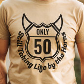 Rugged Custom Milestone Verjaardag Embleem T-shirt