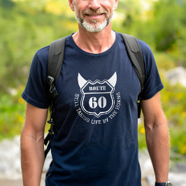 Rugged Custom Milestone Verjaardag Verkeersbord T-shirt