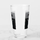 Rugged Deer Hunting Buck Naam Zilver Zwart Glas (Links)