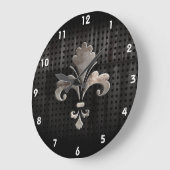 Rugged Fleur de lis Grote Klok (Hoek)