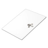 Rugged Fleur de lis Notitieblok (Schuin)