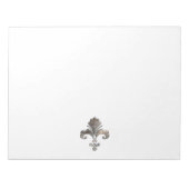 Rugged Fleur de lis Notitieblok (Voorkant)