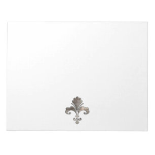 Rugged Fleur de lis Notitieblok