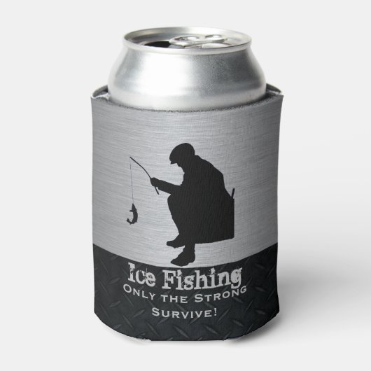 Rugged Funny Ice Vist Koelbox Blikjeskoeler (Blikje Voorkant)