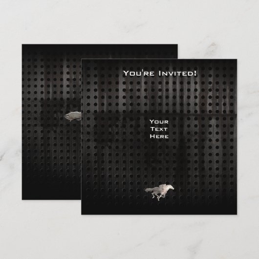 Rugged Horse Racing Kaart (Voorkant / Achterkant)