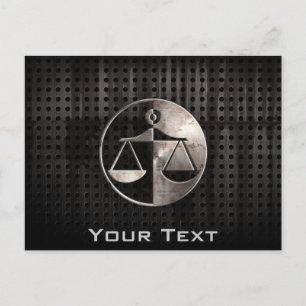 Rugged Justice Scales Briefkaart