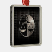 Rugged Justice Scales Metalen Ornament (Rechts)