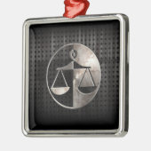 Rugged Justice Scales Metalen Ornament (Links)