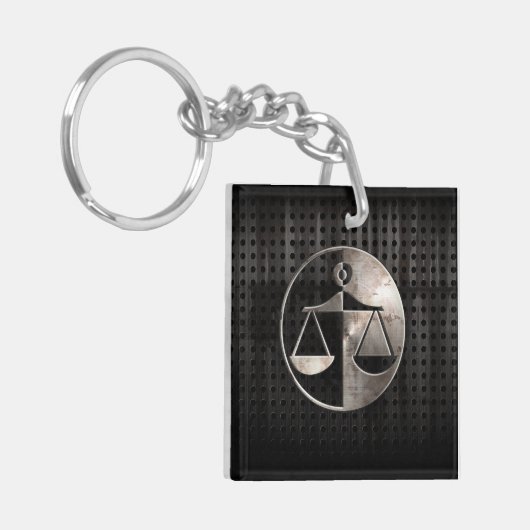 Rugged Justice Scales Sleutelhanger (Voorkant Links)