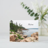 Rugged Maine kust in Acadia National Park Briefkaart (Staand voorkant)