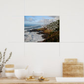 Rugged Ocean Coast, door God afgedrukt Poster (Keuken)