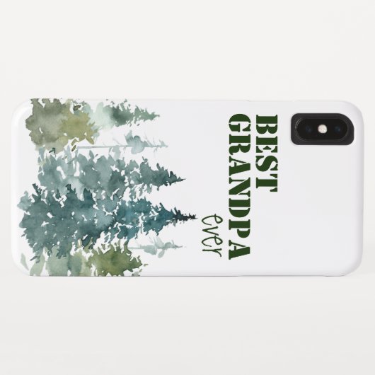 Rugged Outdoors beste opa ooit Case-Mate iPhone Case (Achterkant (horizontaal))