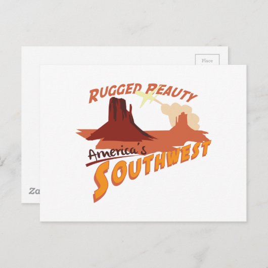 Rugged Peauty Briefkaart (Voorkant / Achterkant)