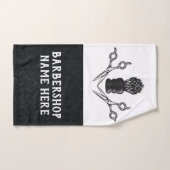 Rugged Trendy Modern Barber Scissors Barbershop Handdoek (Handdoek)