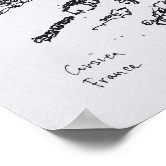 Rugged Val d'Asco | Corsica, Frankrijk Poster (Hoek)