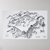 Rugged Val d'Asco | Corsica, Frankrijk Poster (Voorkant)