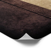 Rugged Wood Iowa Flag Poster (Hoek)