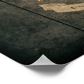 Rugged Wood Louisiana Flag Poster (Hoek)