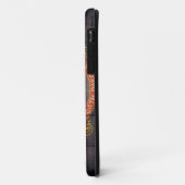 Rugged Wood North Dakota Flag Case-Mate iPhone Case (Achterkant/links)