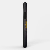 Rugged Wood North Dakota Flag Case-Mate iPhone Case (Achterkant/rechts)