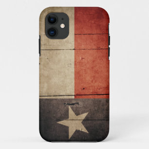 Rugged Wood Texas Flag Case-Mate iPhone Case