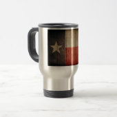 Rugged Wood Texas Flag Reisbeker (Voorkant links)