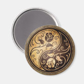 Rugged Yin Yang Rozen Magneet (Voorkant / Achterkant)