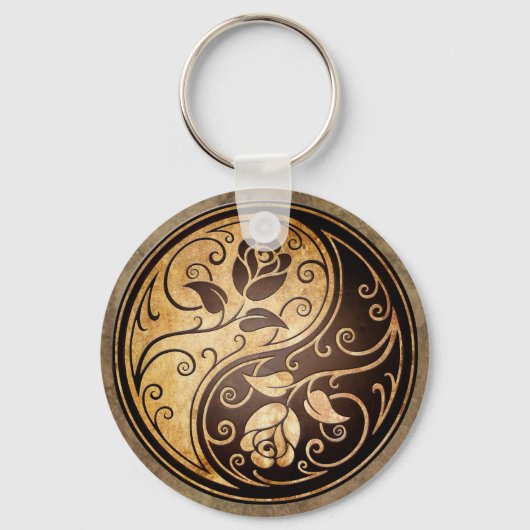 Rugged Yin Yang Rozen Sleutelhanger (Voorkant)