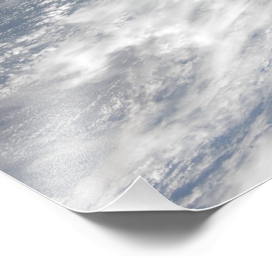 ruggegraat van de transportbay van Space Shuttle A Foto Afdruk (Hoek)